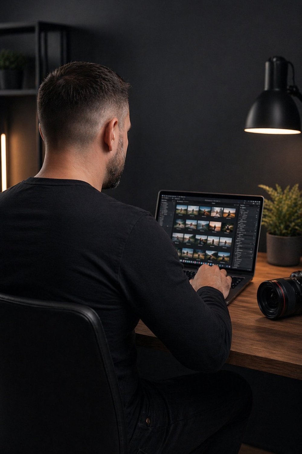 Sven Steinbach bei der Content-Bearbeitung